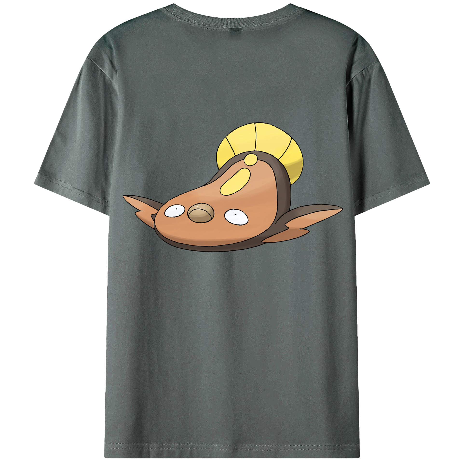 （画像用） ポケットモンスター Pokémon 綿100％ メンズ半袖Tシャツ（バックプリント） 通気性
